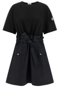 Moncler Drawstring Crewneck T-Shirt Dress