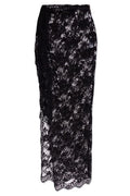 Dolce & Gabbana Chantilly Midi Lace Skirt
