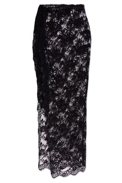 Dolce & Gabbana Chantilly Midi Lace Skirt