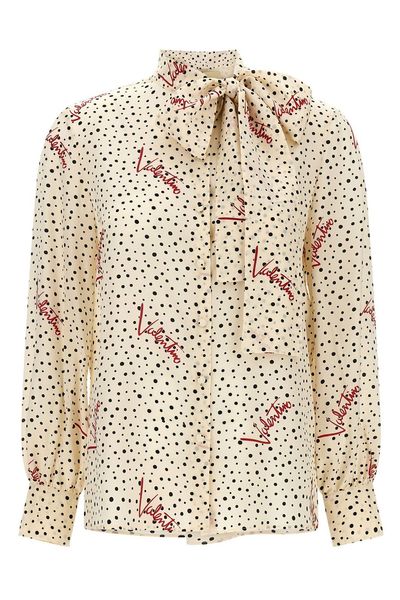 Valentino Plus De Pois All-Over Patterned Shirt