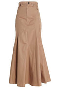 Burberry High-Waist Flared Skirt
