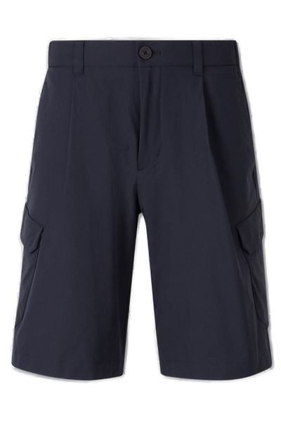 Herno Pleated Cargo Shorts
