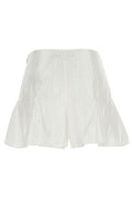 ROTATE Striped Flared Shorts