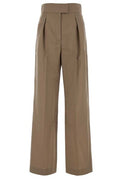 Valentino Sol Pleated Wide-Leg Pants