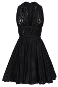 Alaïa Alaia Perforated V-Neck Mini Dress