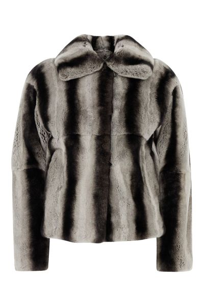 Yves Salomon Cropped Fur Jacket