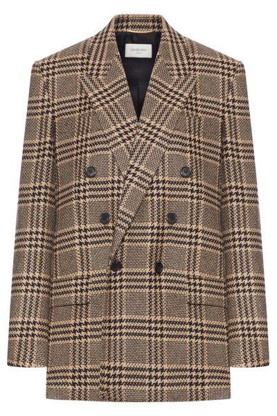 Saint Laurent Double-Breasted Tailored Jacket