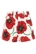 Kenzo All-Over Poppy Print Shorts