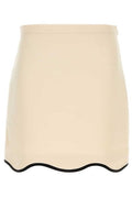 Valentino Crepe Couture Mini Skirt