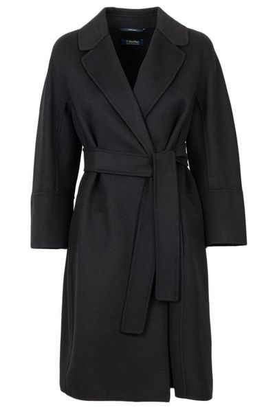 'S Max Mara Tied-Waist Long-Sleeved Coat