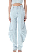 ROTATE Cargo Denim Trousers