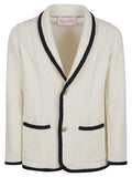 Valentino Single-Breasted Straigth Hem Cardigan