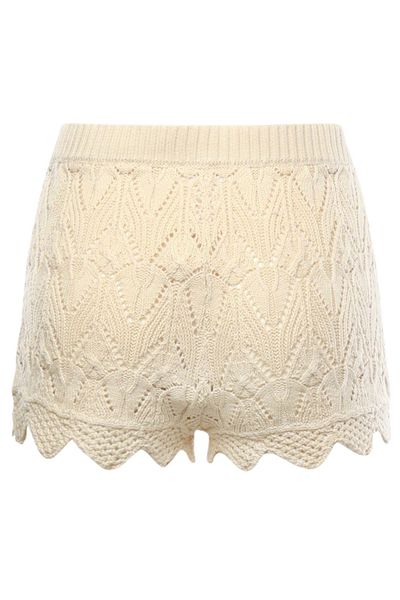 For Love & Lemons High-Waist Knit Shorts