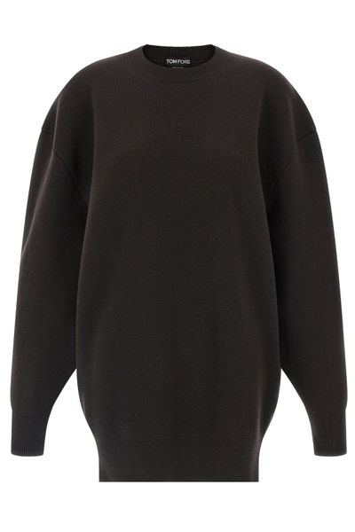 Tom Ford Sculptural Sweatshirt Mini Dress