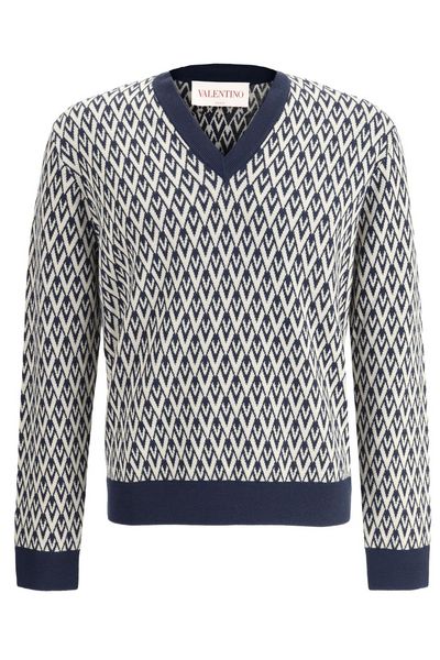 Valentino Toute La V Crewneck Jumper