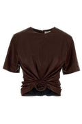 Magda Butrym Gathered Crewneck Blouse