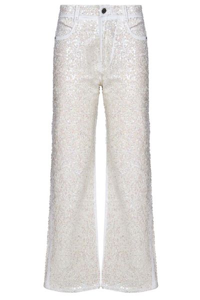P.A.R.O.S.H. Sequin Embellished Jeans