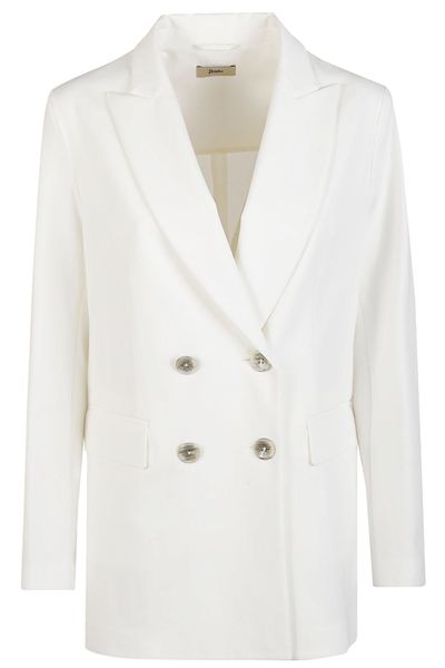 Herno Long Sleeved Double Breasted Jacket