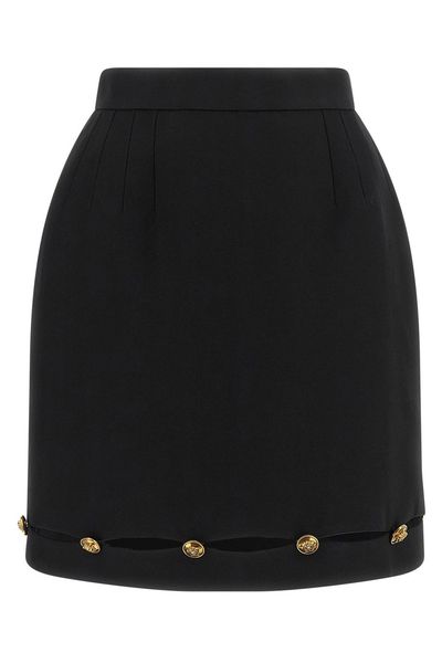 Versace Grain De Poudre Mini Skirt