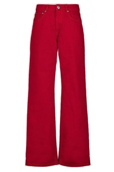 AMI Paris Logo Patch Large-Fit Jeans