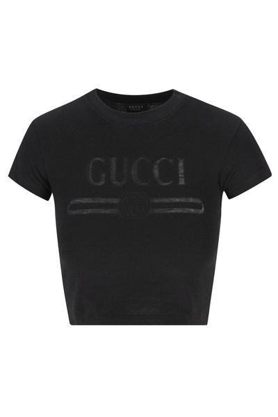 Gucci Devoré Detail Jersey T-Shirt