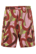 Dsquared2 Abstract Print Cargo Shorts