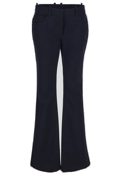 Off-White Low-Rise Flared Leg Trousers