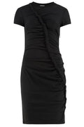 Alexander McQueen Gathered Detailed Mini Dress