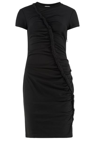Alexander McQueen Gathered Detailed Mini Dress