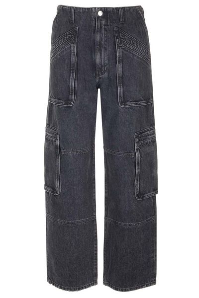 Amiri Wide-Leg Cargo Loose Jeans