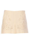 TWINSET Embroidered Logo-Plaque Shorts