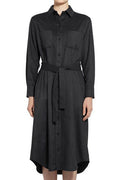Thom Browne Belted Midi Shirt Dress