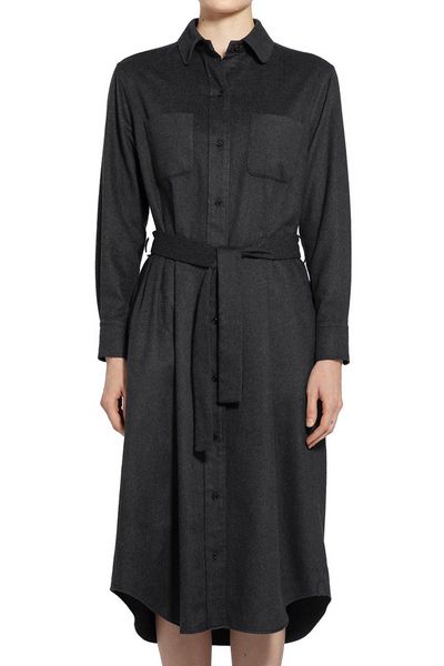 Thom Browne Belted Midi Shirt Dress