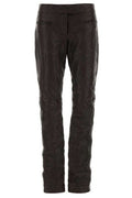 Miu Miu Logo-Patch Leather Pants