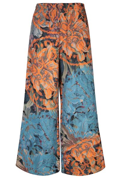 Rianna + Nina Rianna + Nina Brocade Patchwork Wide-Leg Pants