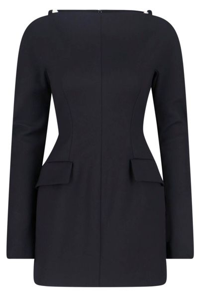 Sportmax Angus Long-Sleeved Mini Dress