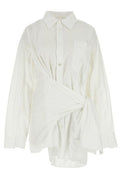 Balenciaga Asymmetric Knot Detailed Long-Sleeved Shirt