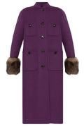 Valentino Button-Up Long Coat