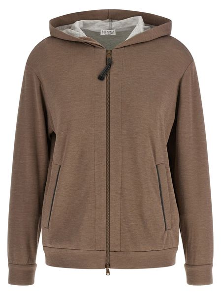 Brunello Cucinelli Monile Zipped Hoodie
