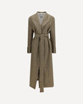SA SU PHI Lauren Checked Belted Coat