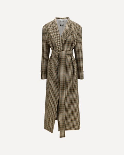 SA SU PHI Lauren Checked Belted Coat