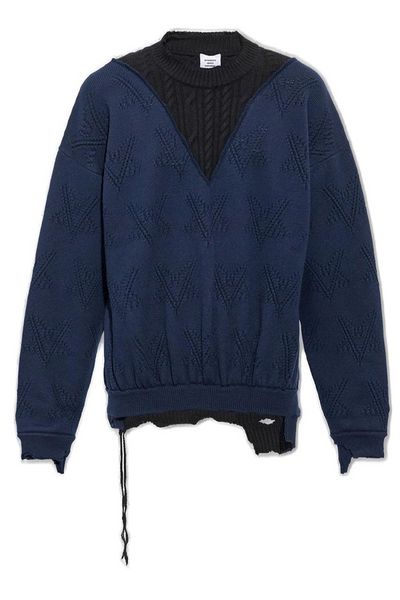 Vetements Oversized Crewneck Knit Sweater