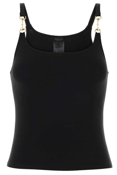 Gucci Horsebit Crêpe Jersey Top