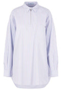 Prada Logo-Embroidered Striped Shirt