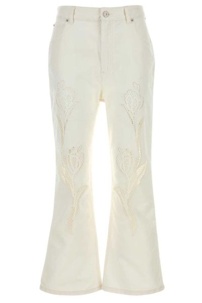 Marni Embroidered Flared Jeans
