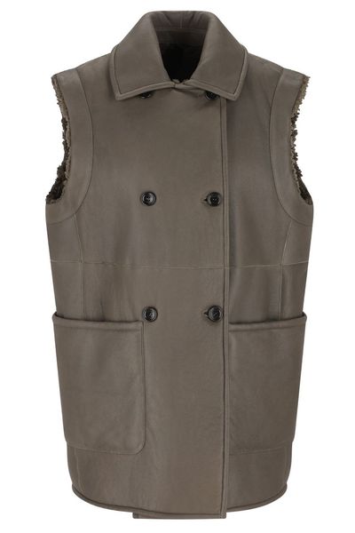Max Mara Double-Breasted Gilet