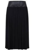 Alaïa Belted Pleated Skirt