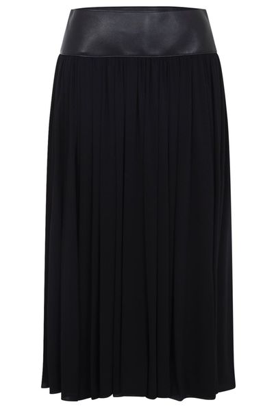 Alaïa Belted Pleated Skirt