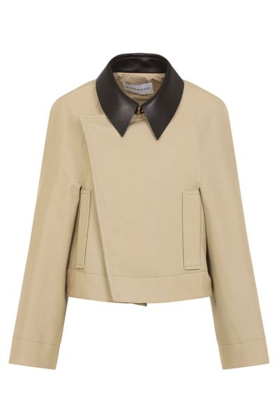 Givenchy Collared Cropped Peacoat