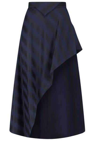 Vivienne Westwood Asymmetric Striped Skirt